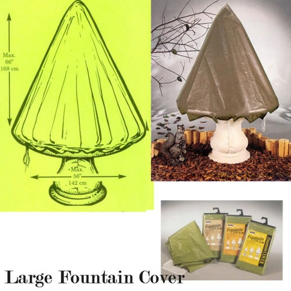 Henri Fountain Cover Large For Cement Fountains Protects Statues